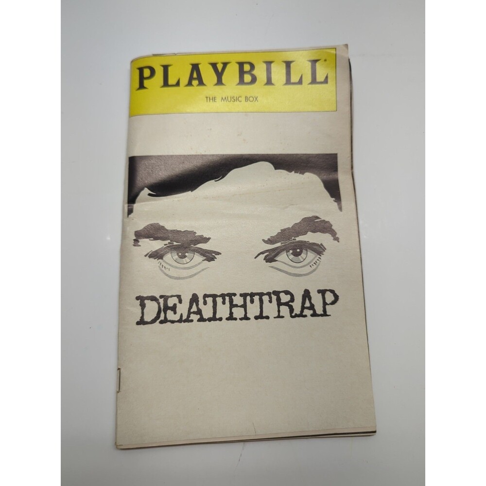 Vintage The Music Box Playbill Deathtrap December 1980